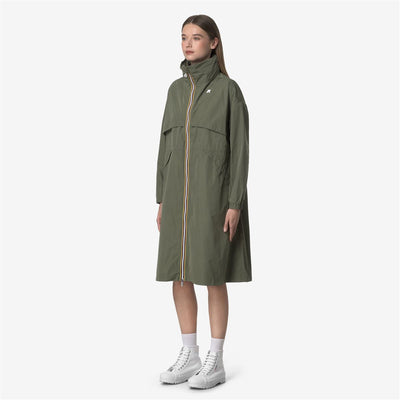 AUBE MEMORY TOUCH - Jackets - Long - WOMAN - GREEN LICHEN